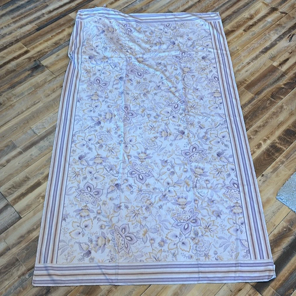Victoria Secret Floral Lavender and Cream Beach Towel Backpack